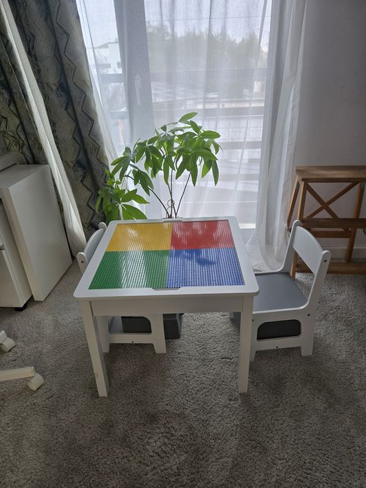 Masuta si scaune Lego cu depozitare