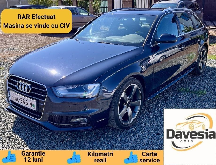 Audi A4 RAR efectuat S-line Piele Bang&Olufsen Jante Rotor