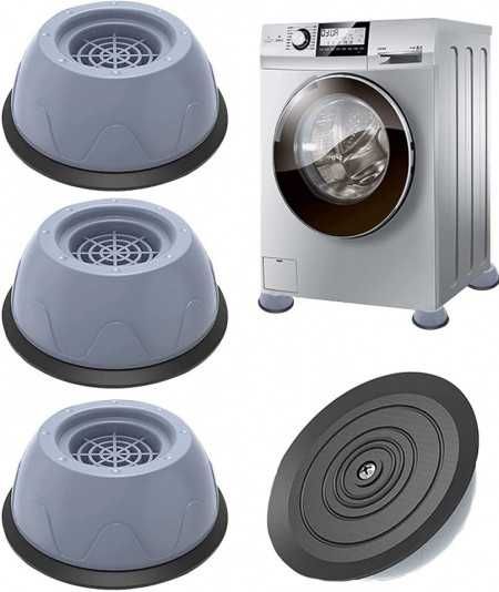 Set 4 picioare, anti-zgomot si antiderapante vibratii masina de spalat