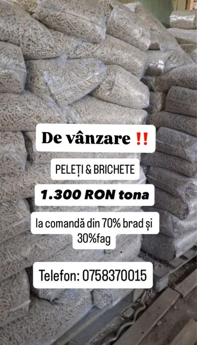 pellet & brichete la vanzare