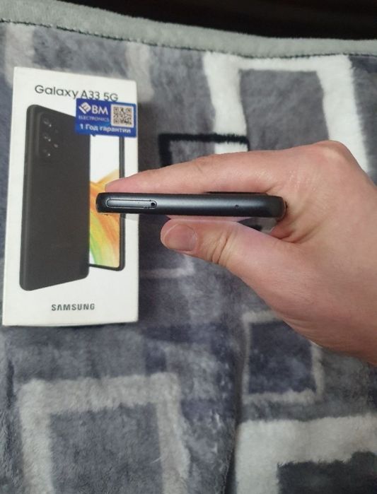 Srochna Sotiladi Samsung Galaxy A33 6+6/128gb 5G Black yengi madel