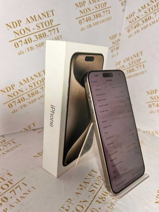 NDP Amanet Calea Mosilor 298   IPHONE 15 PRO MAX (41576)