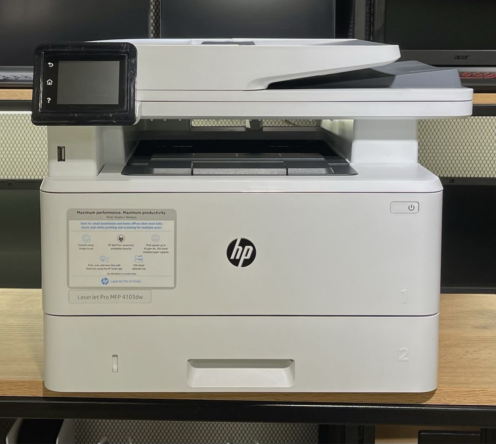 HP LaserJet Pro MFP 4103dw, МФУ 3 в 1 черно-белый, 8155/А10