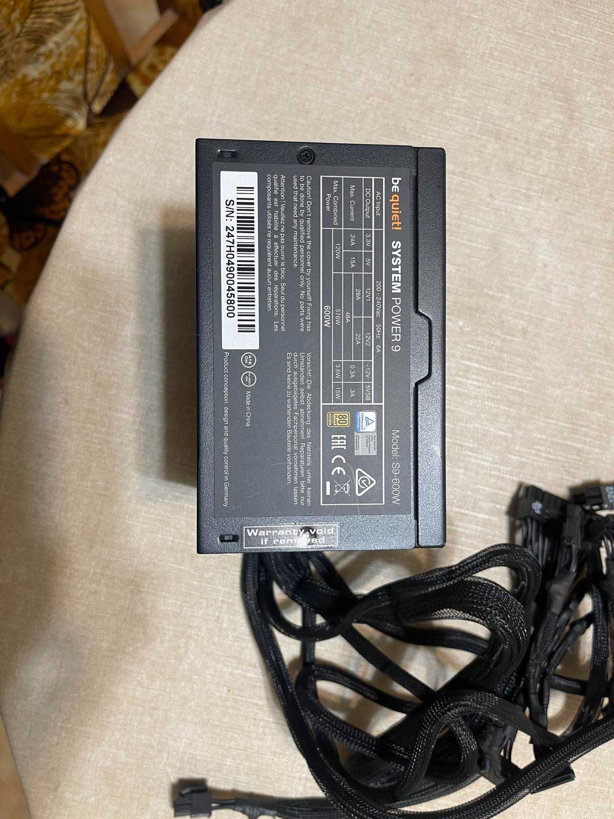 Ram Corsair 16GB 3000 +Be Quiet system power 9 - 600W