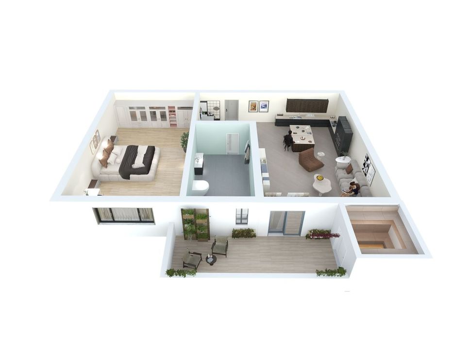 Apartament 43,6 mp -  Lacul lui Binder -