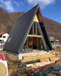 Vindem si construim case din structura de lemn si cabane stil A Frame,