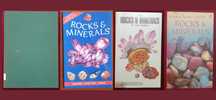 Скали, минерали, текст.модели гранит, гнайс - 4 книги