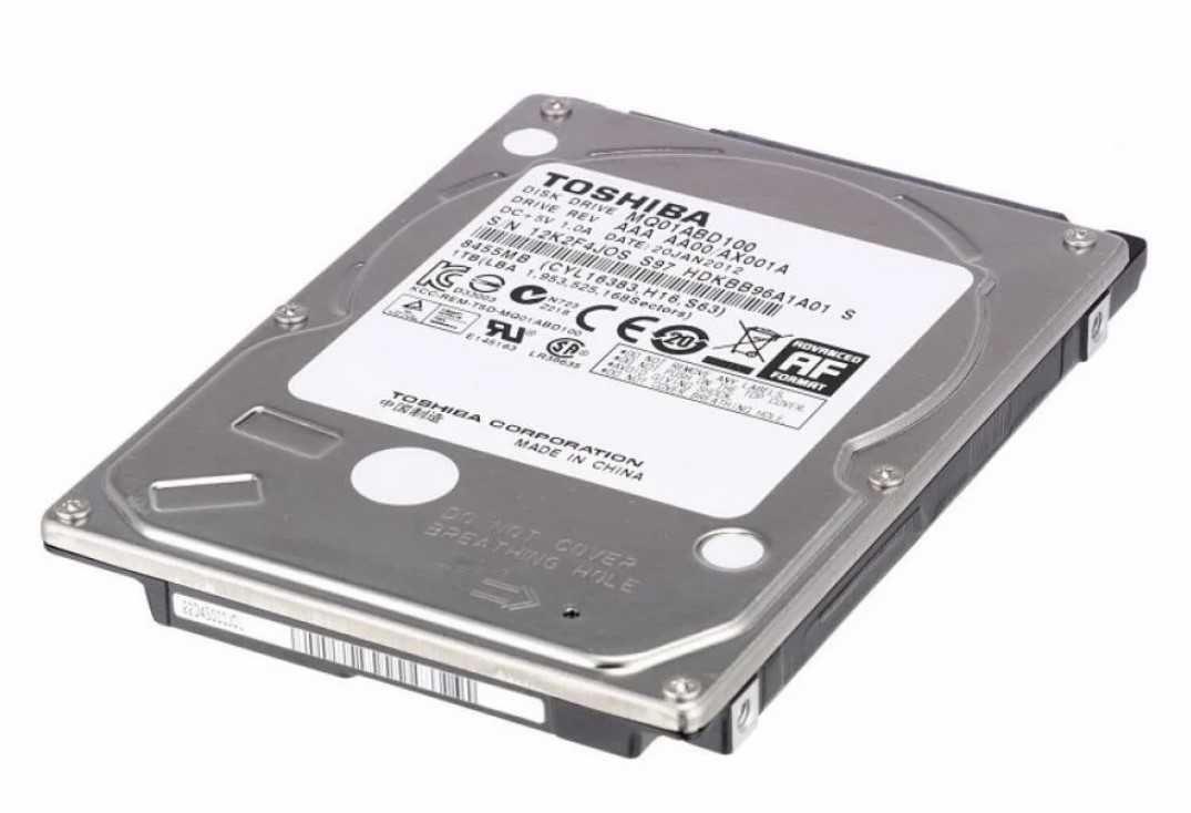 10 жестких дисков HDD по 1000 GB (1 ТБ) / форм-фактор 2.5 "