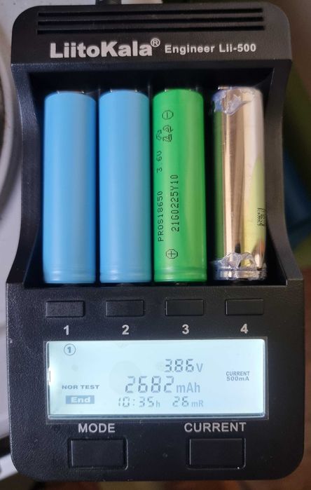 Батерия 2500mah Силова 25A Товарна 18650 литиево йонна НОВИ висок клас