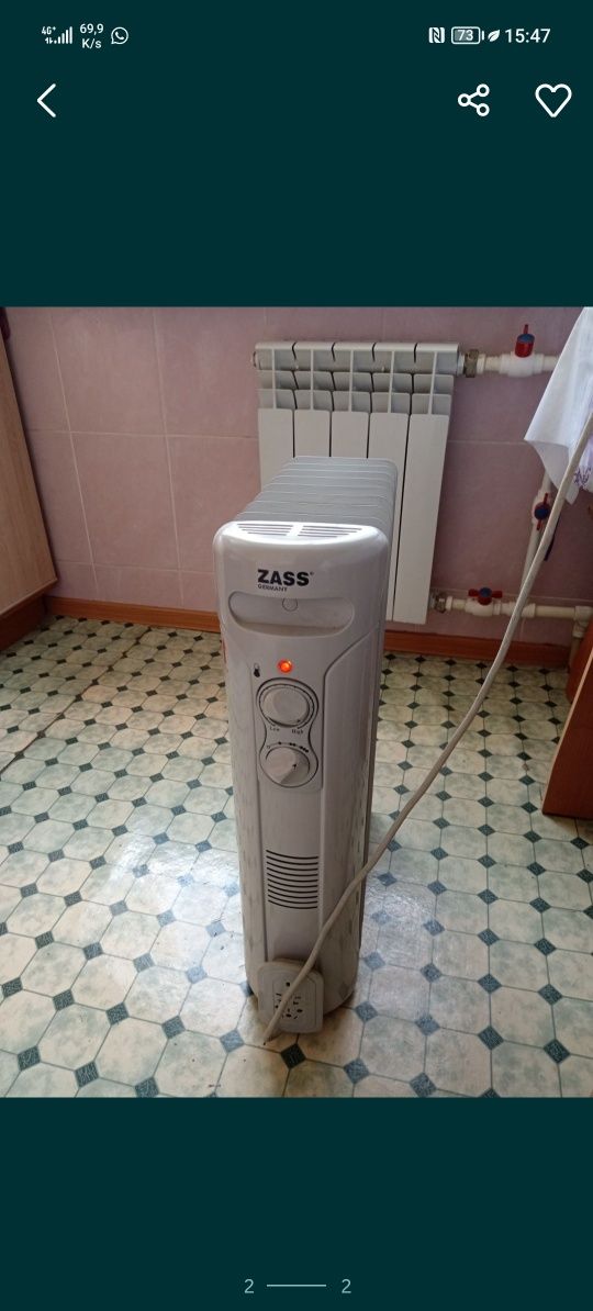 Продам масляный радиатор отопления 23000 торг возможен.