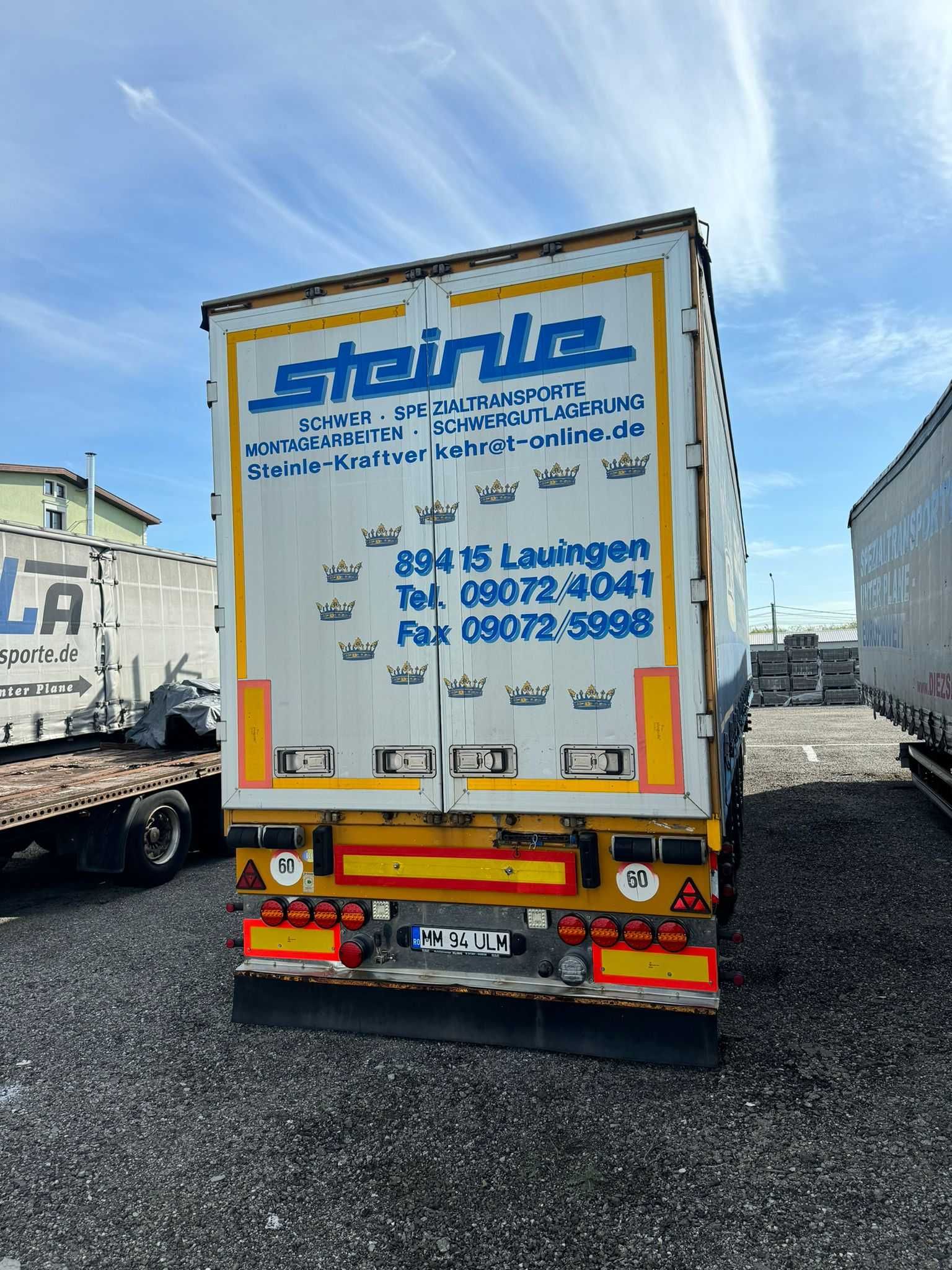 Semiremorca  standard Meusburger Extensibila pe latime