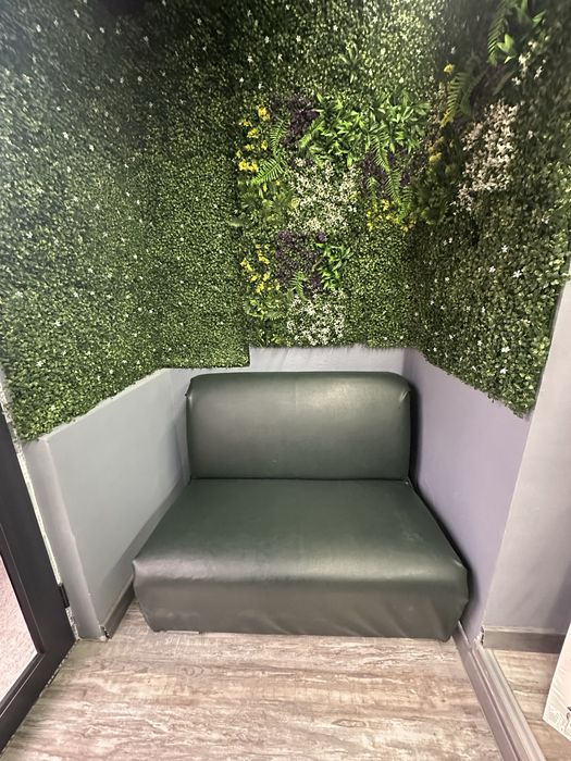 Кожено канапе 2 бр