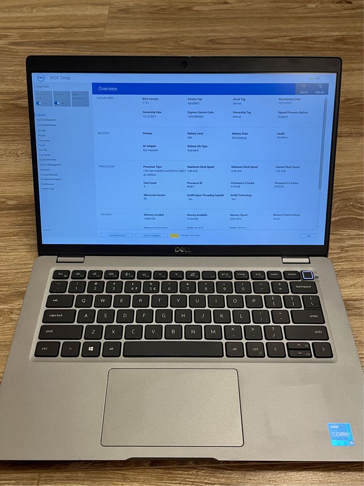 Laptop DELL Latitude 5420   i5 gen 11 - NOU