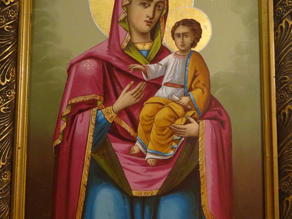 Icoana pe lemn, “Maica Domnului cu Pruncul - Calauzitoarea”