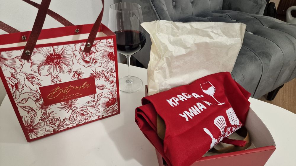 Промо: Престилка за готвене със забавен надпис