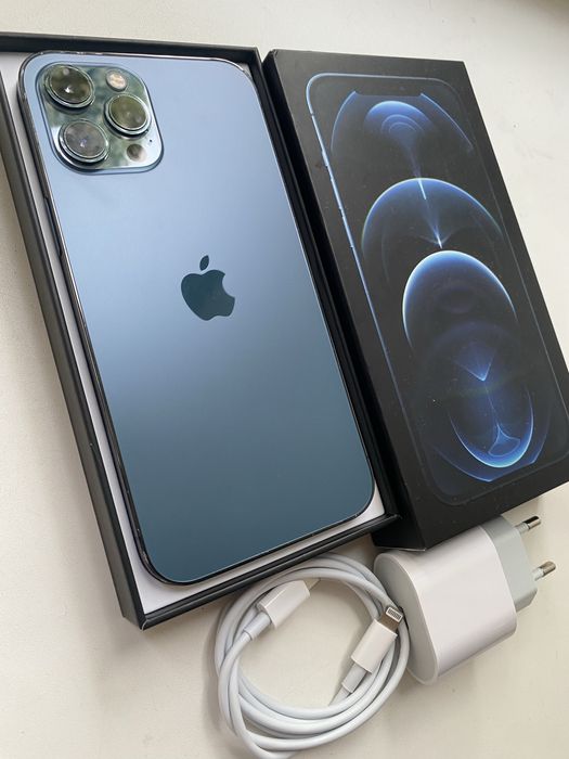 Айфон 12  промакс 128гб работает отлично