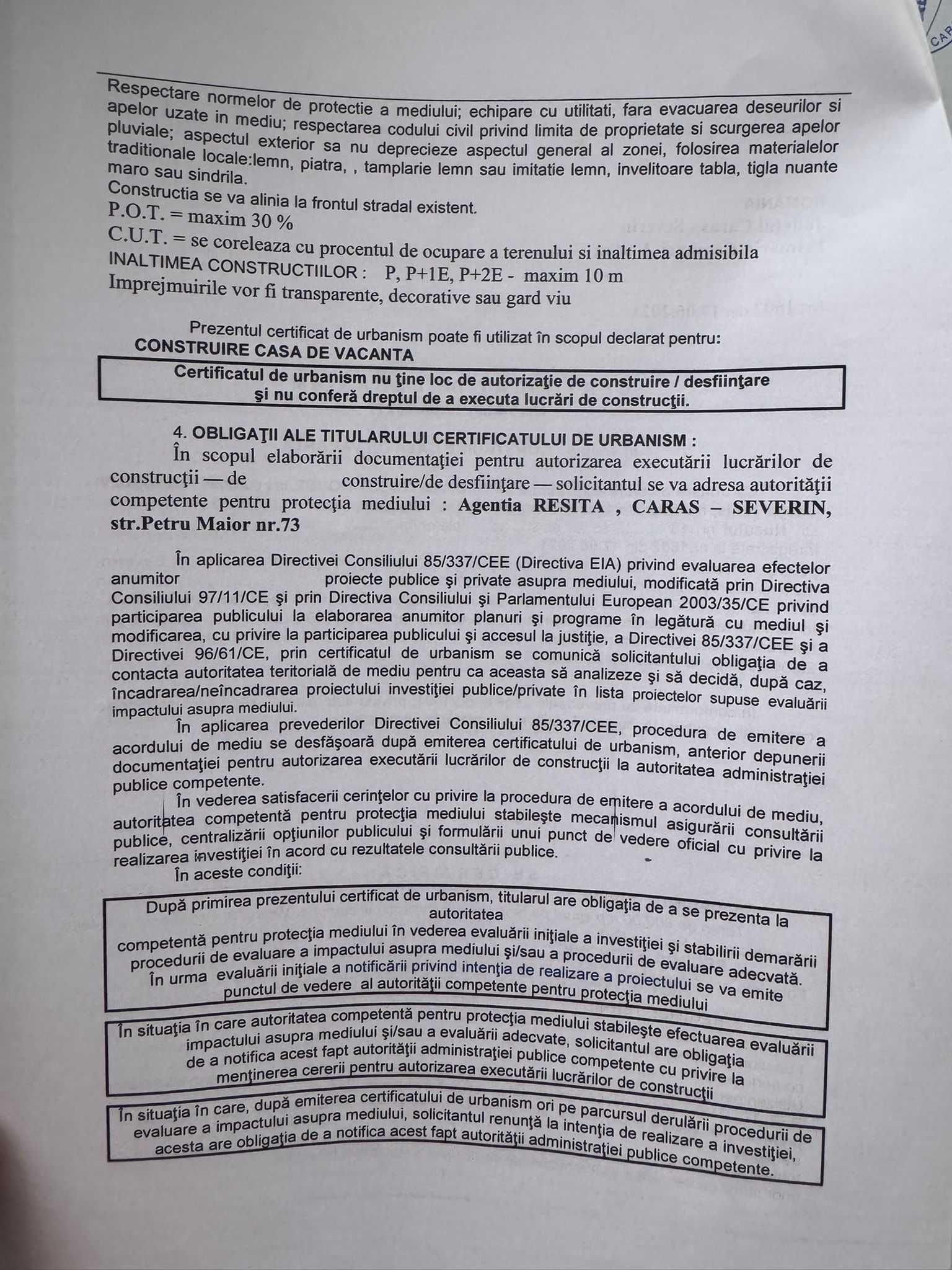 Vând teren pentru construcții – Văliug, locație excelentă!