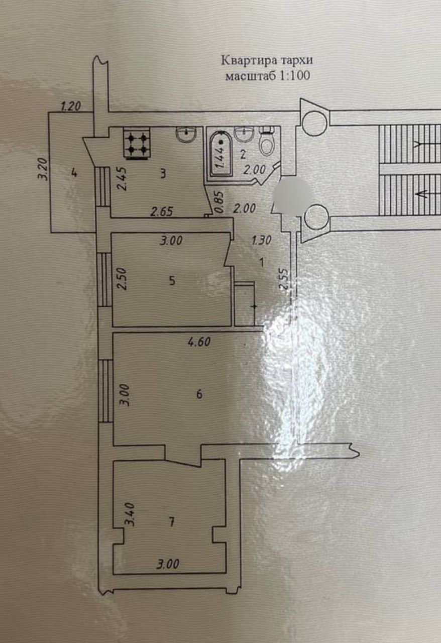 Ул. Ш.Руставелли/ Мукими Мост 2>3/5/5 50м²