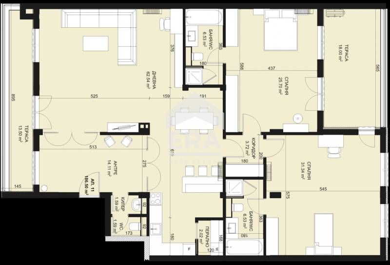 Продава се Тристаен апартамент в Варна, Бриз - 276 кв.м за 1703 €/кв.м - Снимка #4