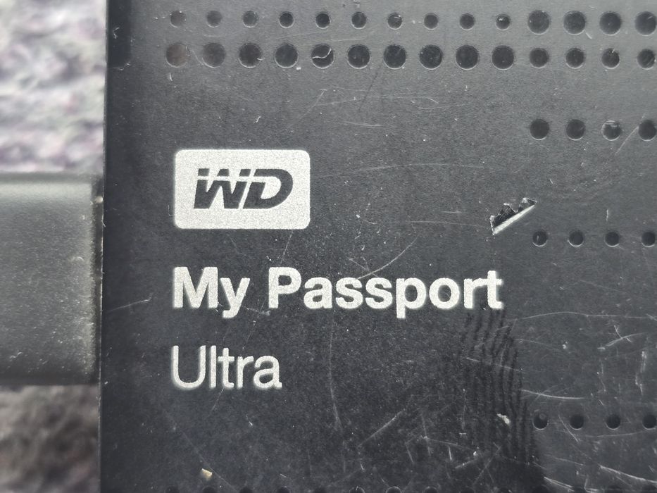 HDD extern WD My Passport Ultra 1TB, 2.5", USB 3.0, Negru