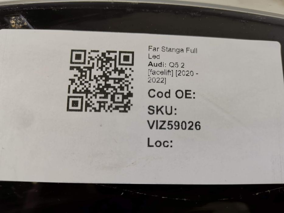 Фар Ляв Пълен Лед Ауди Q5 2 [фейслифт] [ - ] Оригинален Авариран Far L