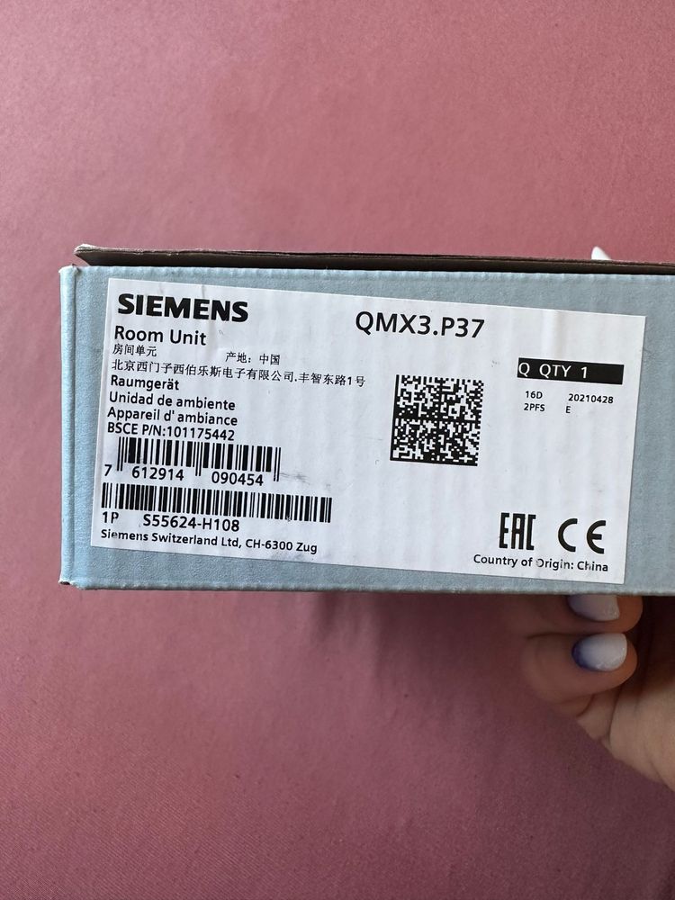 Panou control Siemens Qmx3.P37