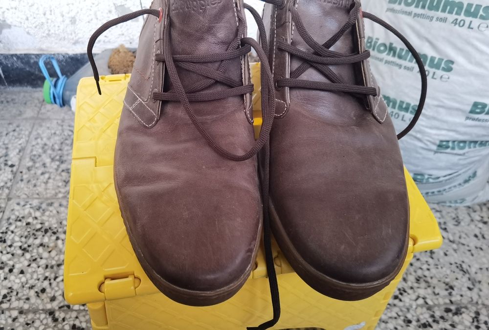 Мъжки кожени обувки от Hush Puppies, 44