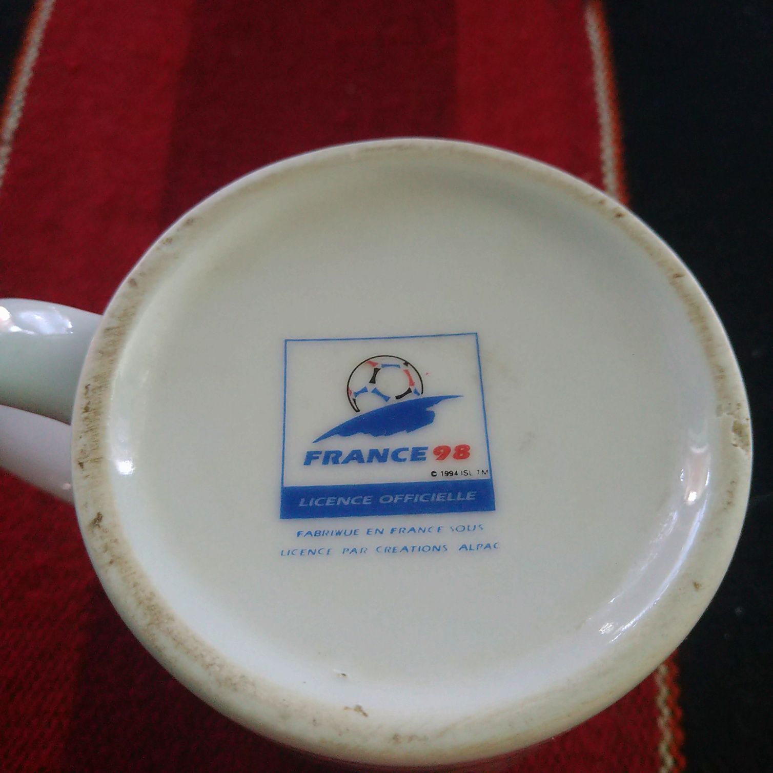 Оригинална сувенирна чаша Мондиал`98 Франция.