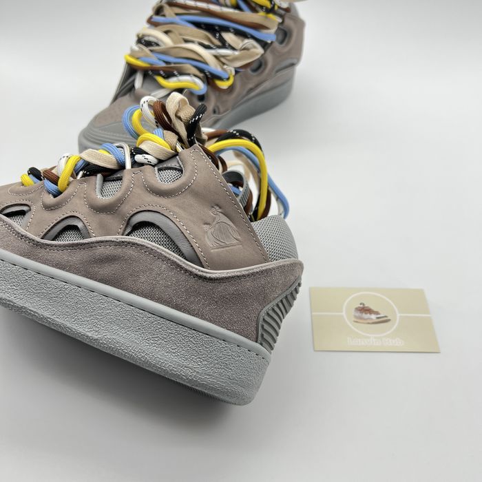 Lanvin Curb Gray Triple Lace