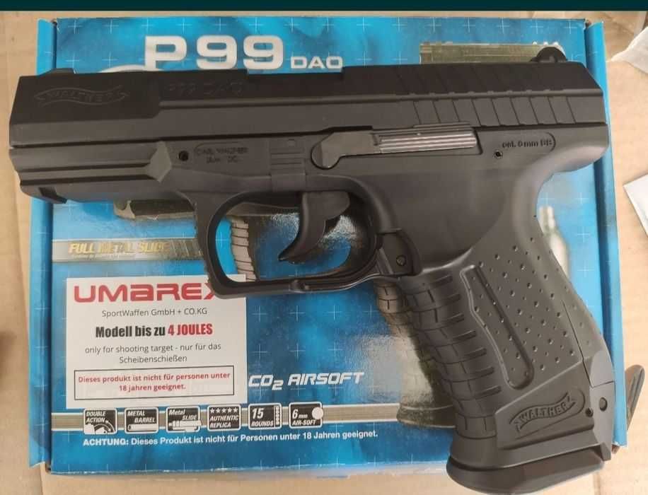 Super Pistol Putere/Precizie/Calitate Walther p99 FULL METAL 4,6j