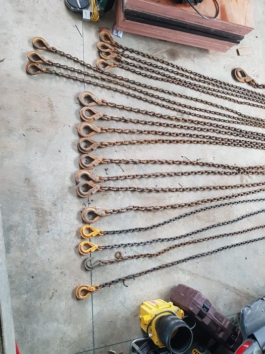 Lanț 4 șiruri ridicare sarcini macara zală 14 mm 10mm