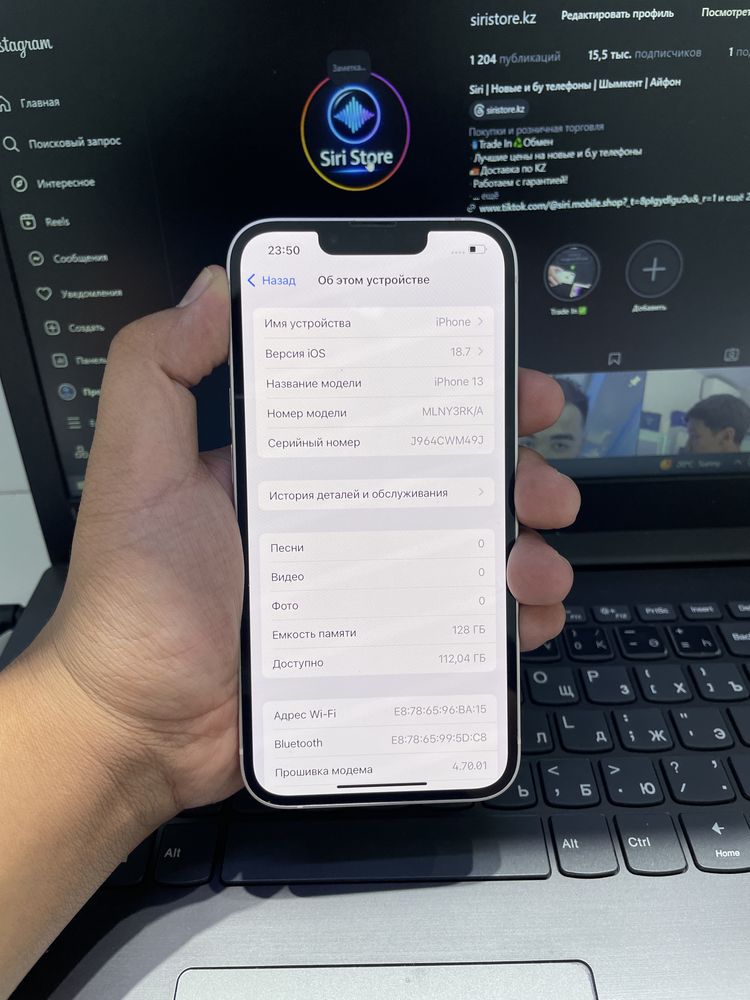 iPhone 13 128/100% в хорошем состоянии