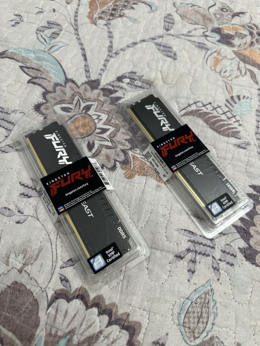 Оперативная память Kingston Fury Beast DDR5 16Gb 8x2 5200MHz.