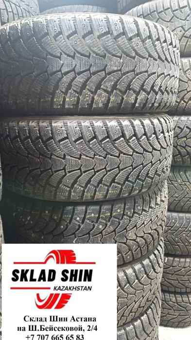 Склад шин: б/у зимние шины (липучки, шипы) 235/50/17 Европа / Япония