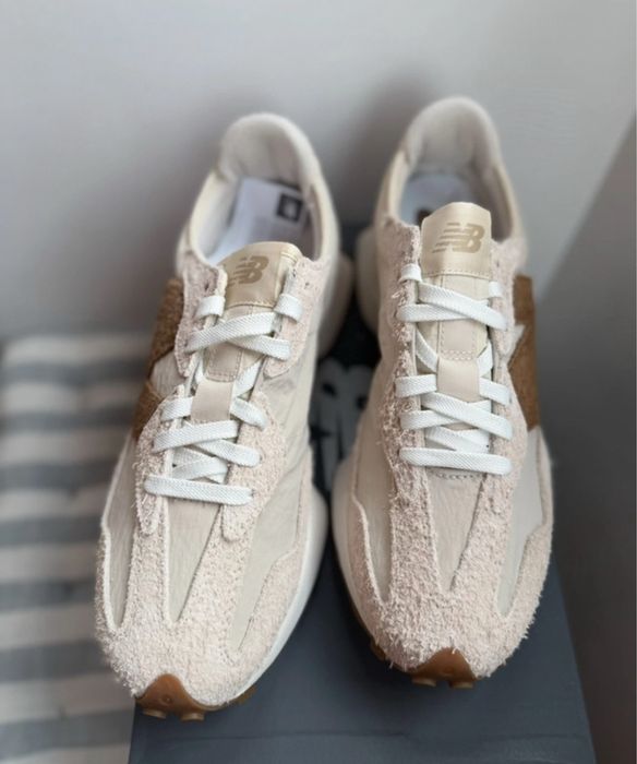 New Balance 327 bej cu maroniu marimea 43 noi