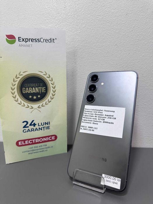[AG46] Samsung S24 PLUS B.3405 2 ANI GARANTIE