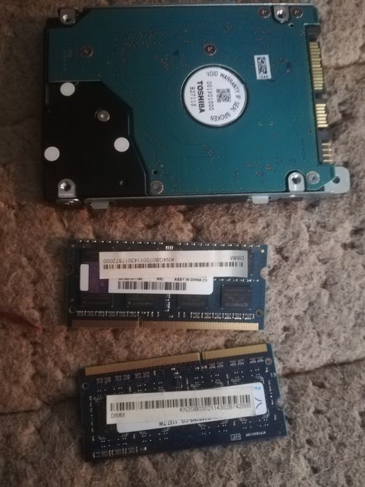Продам жёсткий на ноут 750G и ОЗУ