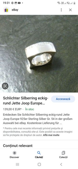 Inel masiv Jette Joop argint