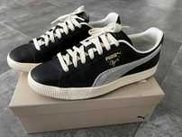 Мъжки кецове Puma Clyde Base - Black-Frosted Ivory 42.5 номер