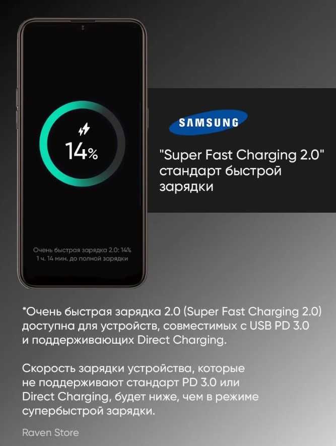 Быстрая зарядка SAMSUNG адаптер type-c 45W с кабелем type-c (ОРИГИНАЛ)