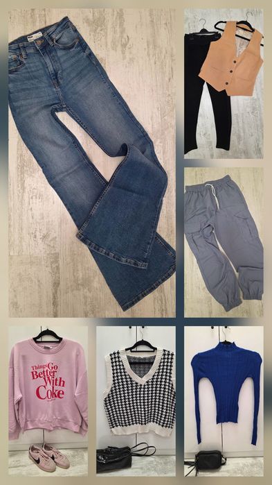 Дрехи обувки чанти Zara Reserved Bershka Only H&M Adidas