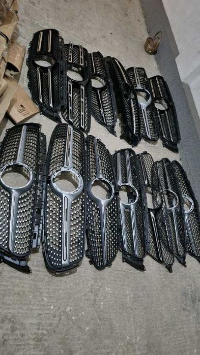 grila amg diamond mercedes glc x253 c w205 w213 gle w167 gla x156 h247