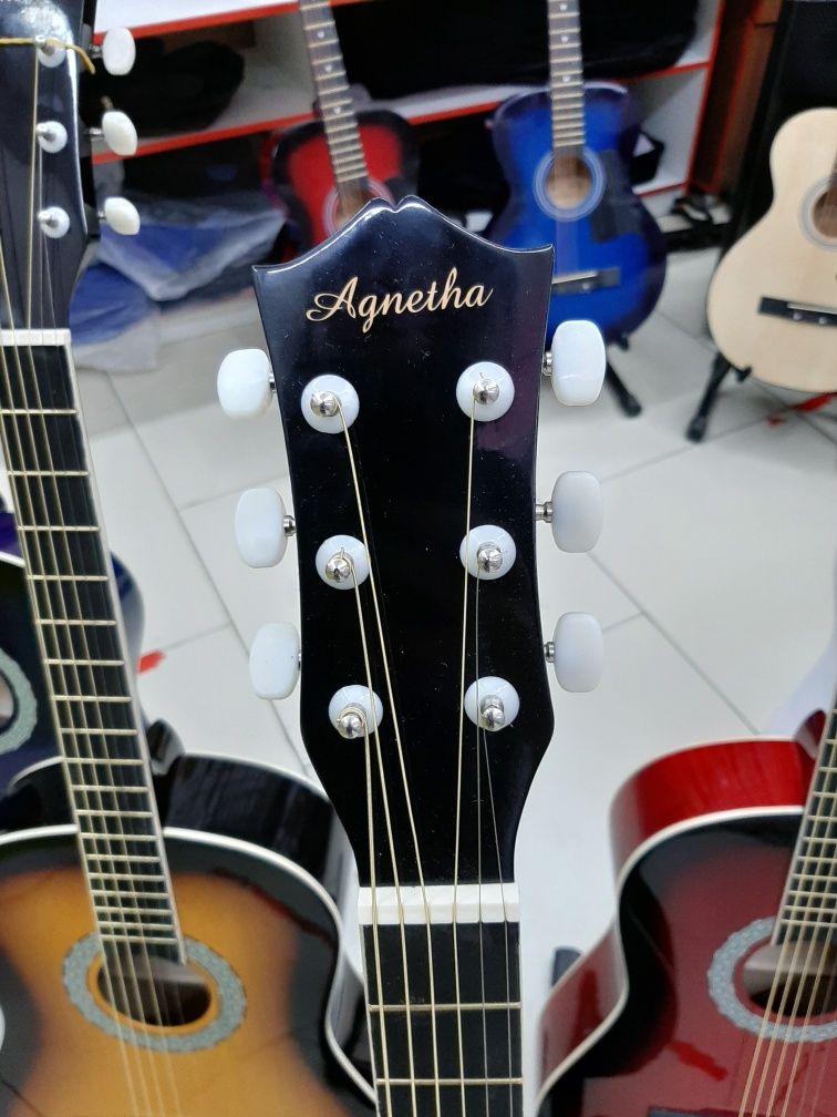 Акция +чехол Акустическая гитара Agnetha AAG-E130BK