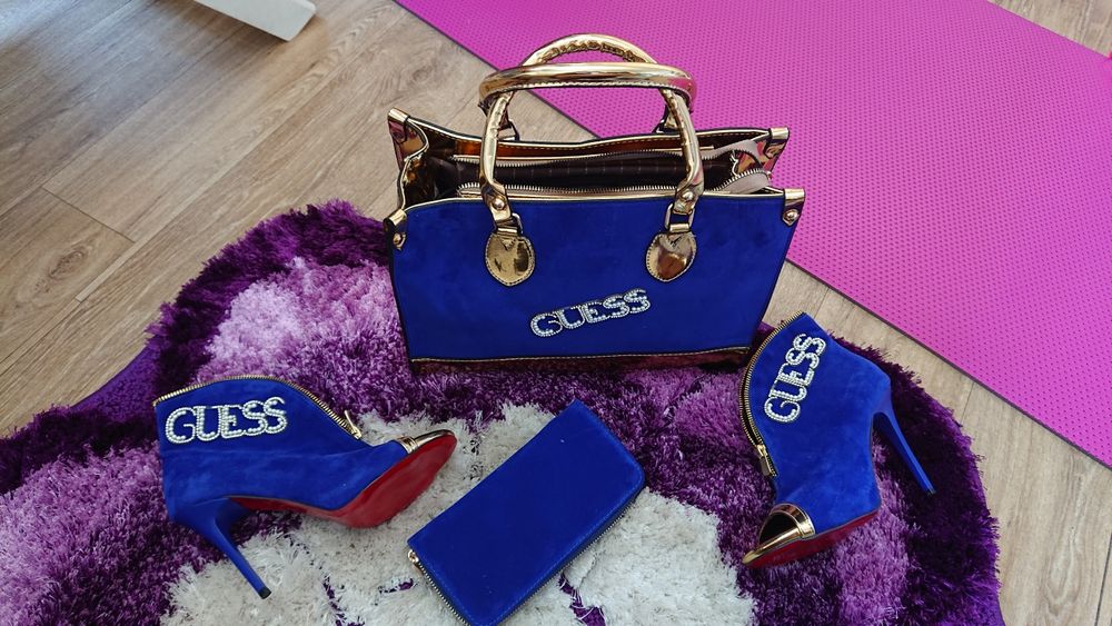 Set geanta,pantofi şi portofel