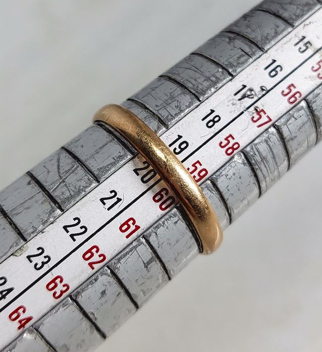 Inel vintage din aur de 14K – mărimea 60, gramaj 2,72 gr