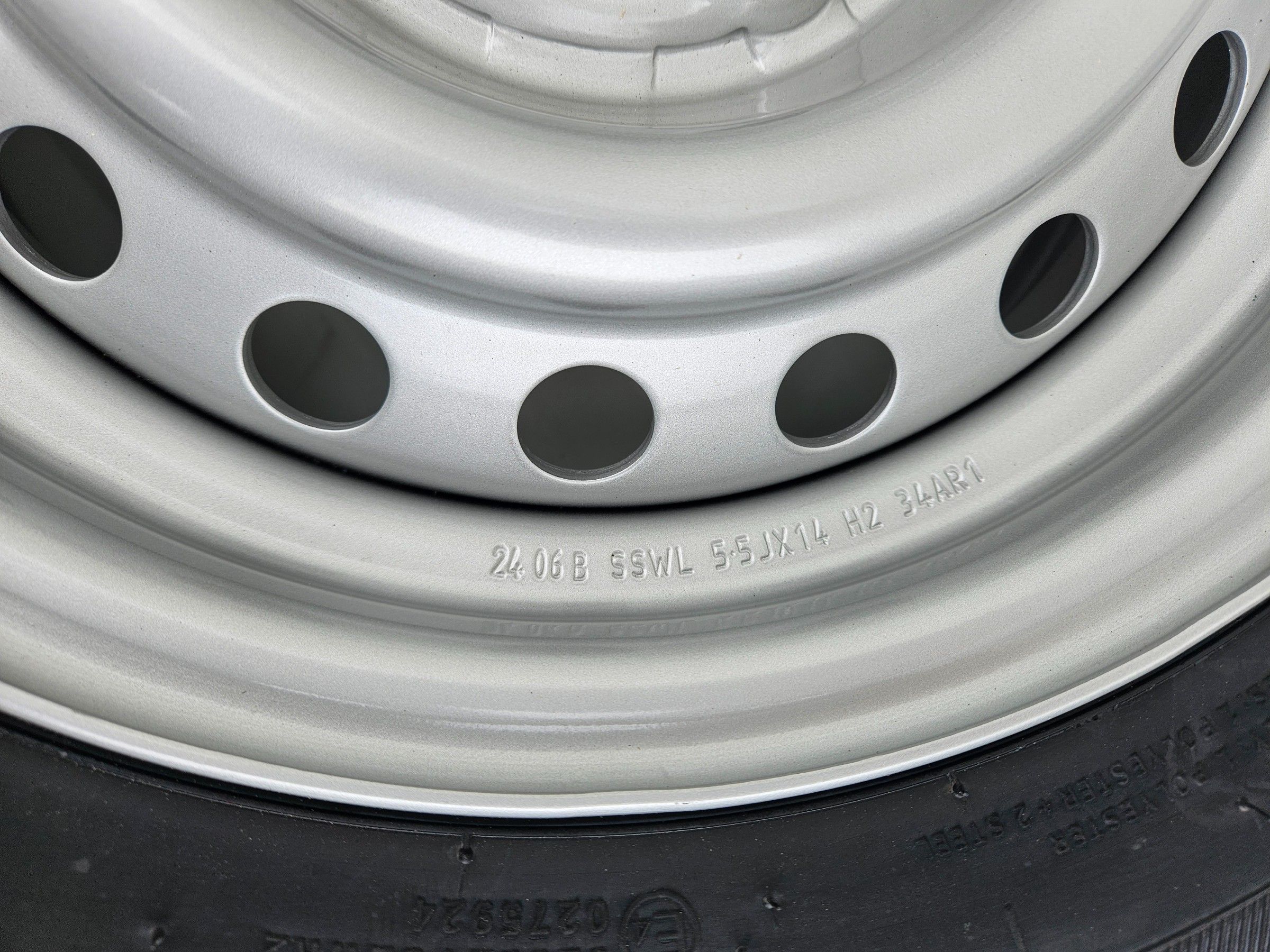 Roata remorca 185/65 R14 93N, Anvelopa SECURITY M+S pe Janta 5.5Jx14