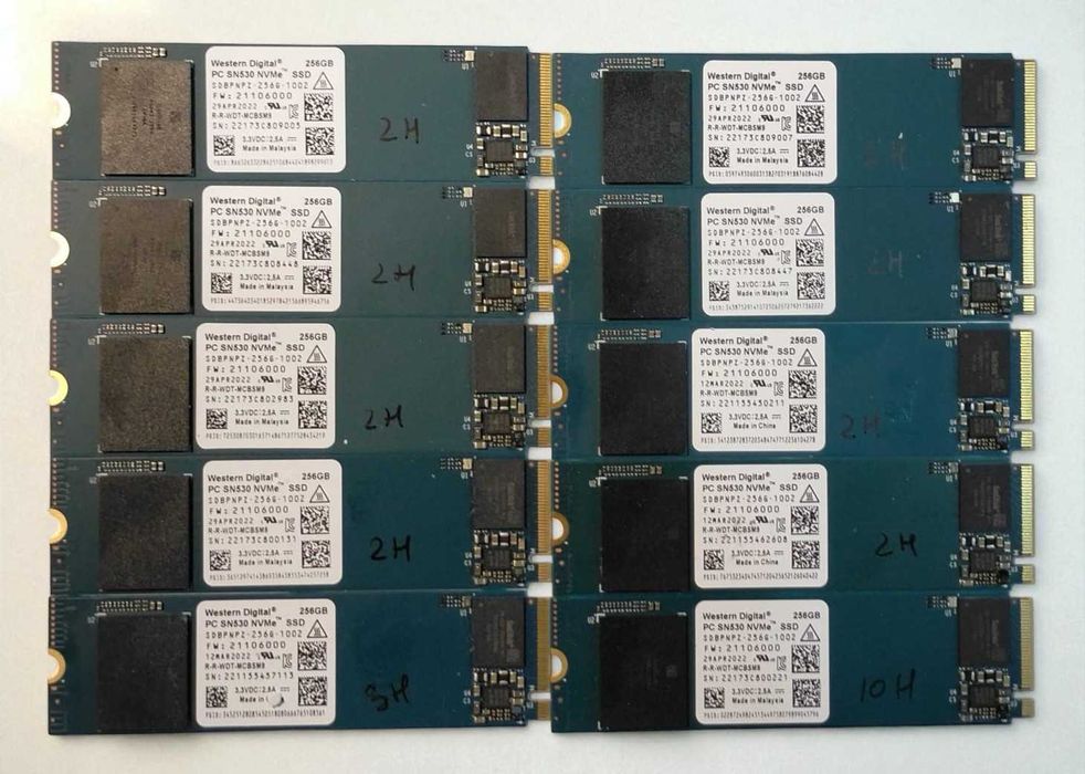 Ssd 256GB Nvme WD Pci Express 3