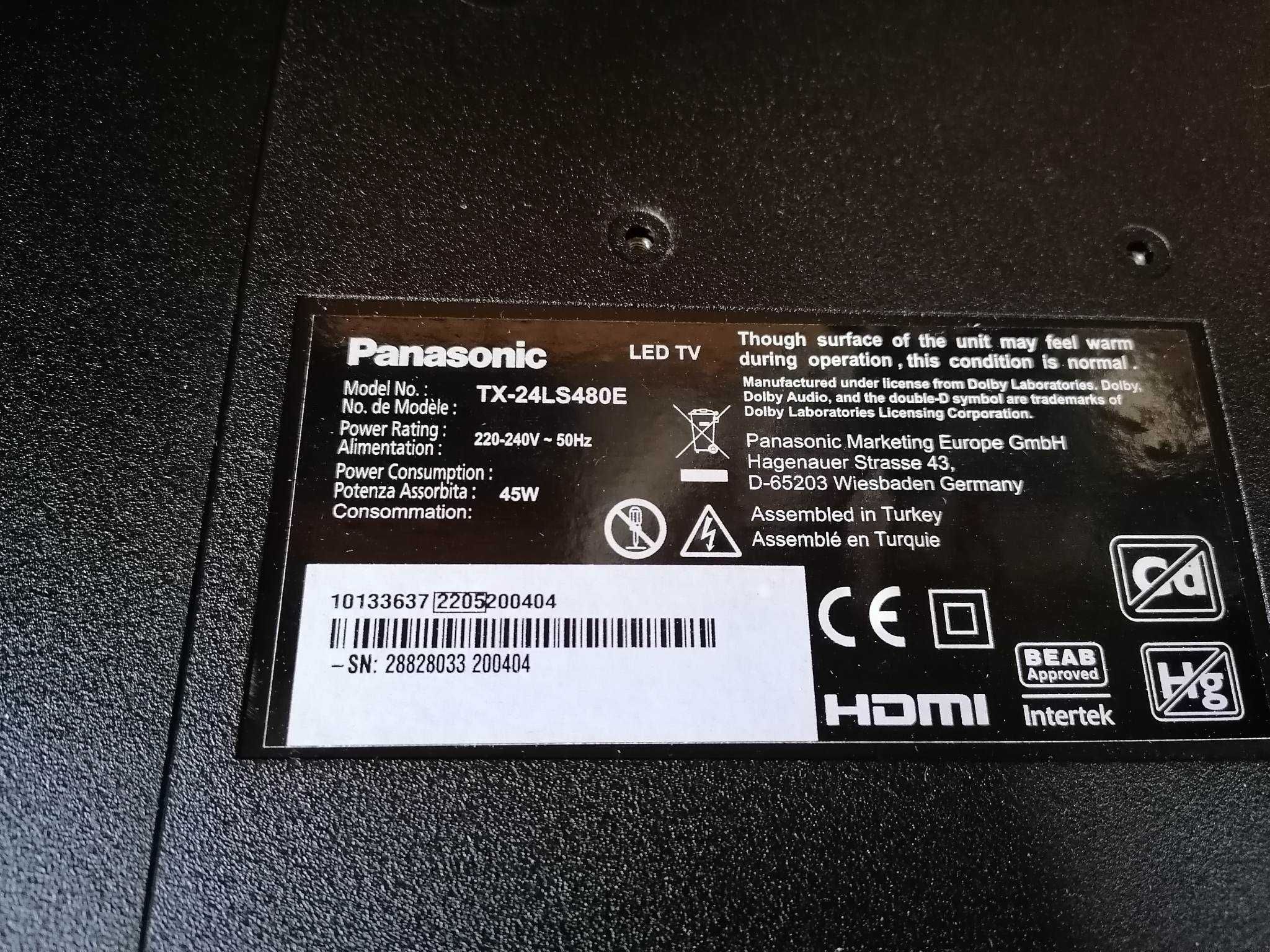 Televizoare 24'' Panasonic si Samsung, cu ecranul spart
