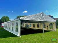 Cort eveniment pentru nunți, botezuri, petreceri 15x25x4 din aluminiu