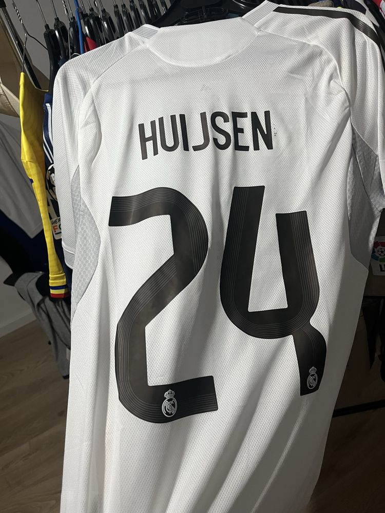 Tricou de fotbal adidas Real Madrid cu Dean Huijsen nr 24 marime M